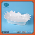 White ceramic fruit plate,fruit bowl decoration